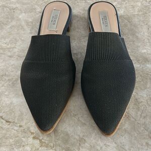 STEVE MADDEN Black Knit Mule 9.5